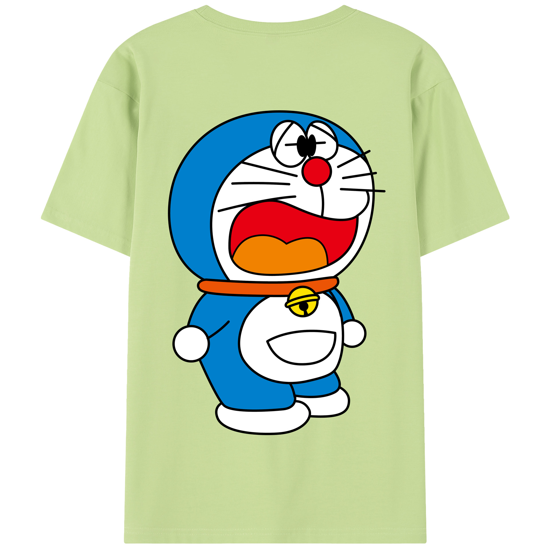 （画像用） ドラえもん Doraemon 綿100％半袖Tシャツ（背面プリント）